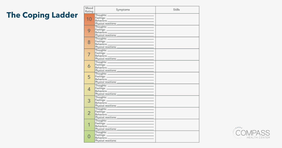 Three ways to Identify emotions (4)coping ladder